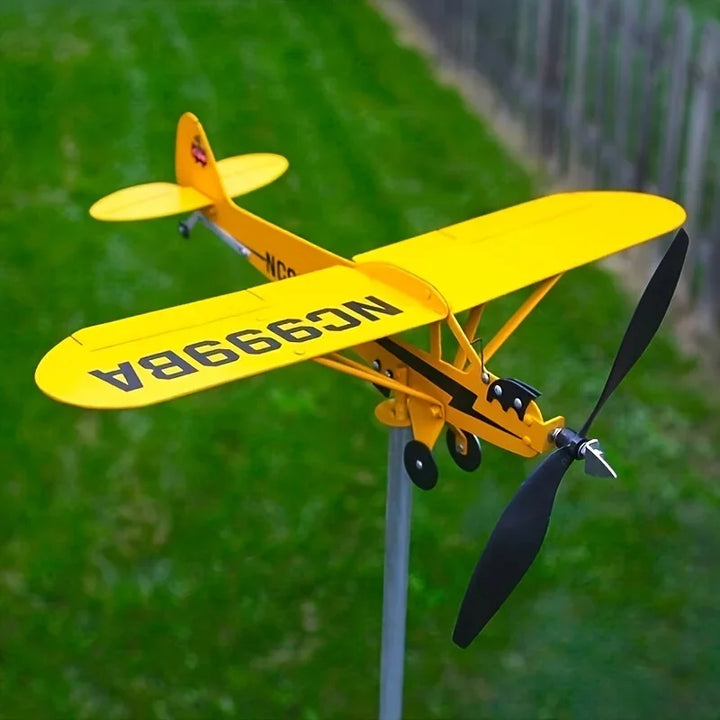 Metal Airplane Weathervane