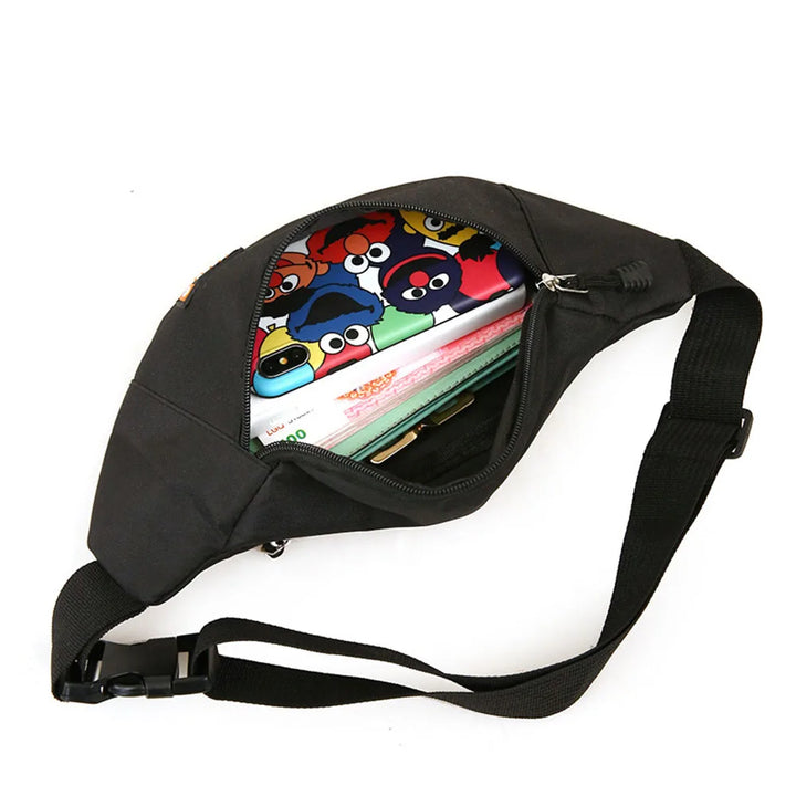 Sporty Unisex Waist Bag